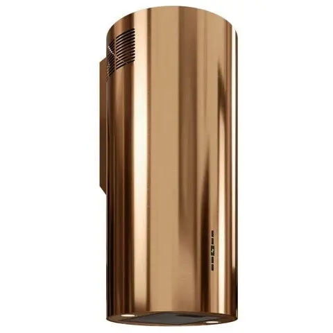 Globalo Hota cilindrica decorativa de perete Globalo, Calmio 39.1 Caramel Gold, clasa energetica B, capacitate de absorbtie 570 mc/h, 3 trepte, Auri