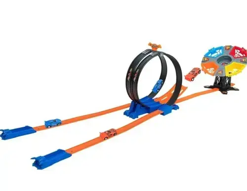 Globo Wtoy - Pista cu doua masinute, cu pullback incluse si tinta