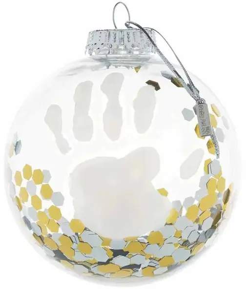 Globulet de Craciun Baby Art, transparent