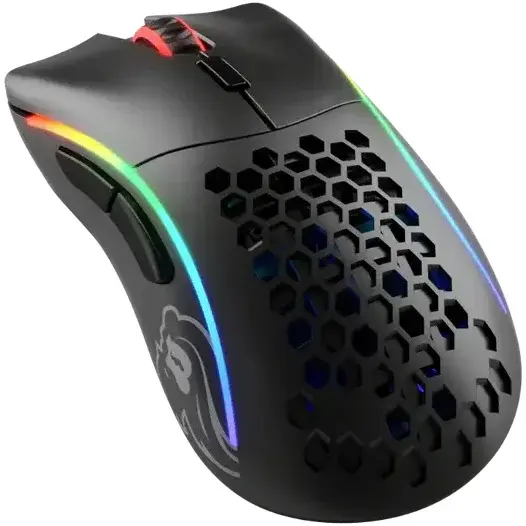 Glorious Mouse gaming Glorious Model D- Wireless, Ultrausor 67g, Negru Mat