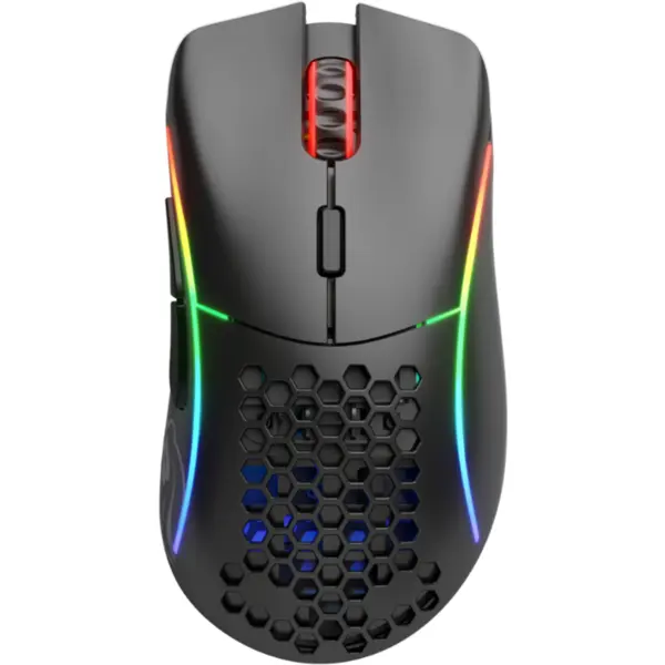 Glorious Mouse Gaming Model D, Wireless, RGB, 19000 DPI, 69g, 6 butoane, Negru Mat