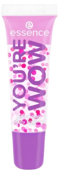 Gloss de buze Essence Juicy Bomb Say It With Juicy You're WOW, 04 Strawberry Splash, 10 ml