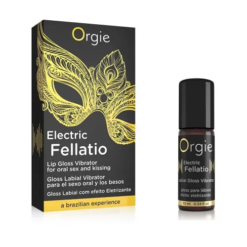 Gloss pentru sex oral ORGIE – Eletric Fellatio, efect stimulant, aplicare roll-on, 10 ml