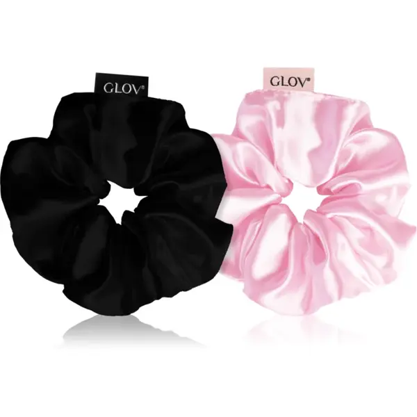 GLOV Scrunchies S Elastice pentru par Pink/Black 2 buc