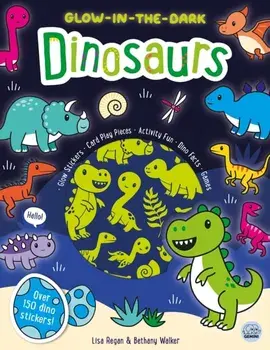 Glow-in-the-Dark Dinosaurs Sticker Activity Book, Paperback/Lisa Regan