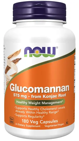 Glucomannan, 575 mg, 180 capsule, Now