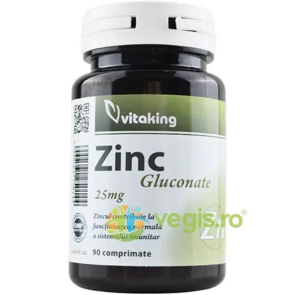 Gluconat de Zinc 25mg 90tb