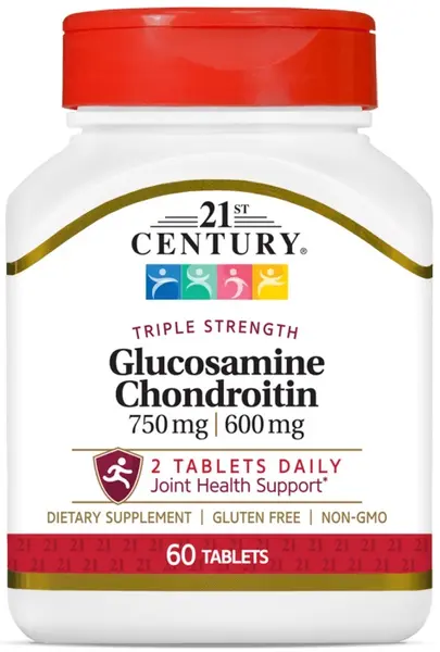Glucosamine Chondroitin Triple Strength, 60 tablete, 21st Century