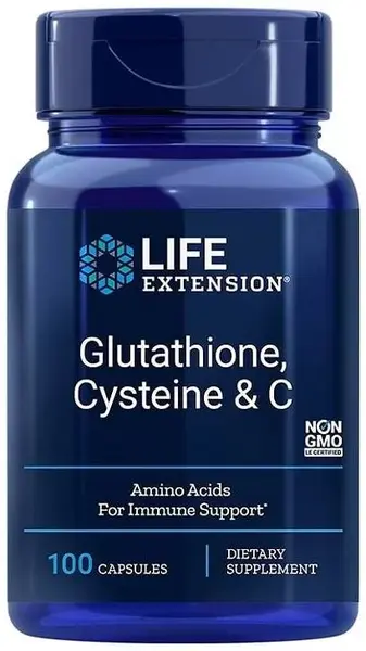 Glutathione, Cysteine & C, 100 vege capsule, Life Extension