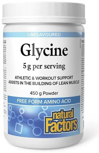 Glycine, 450 g, Natural Factors