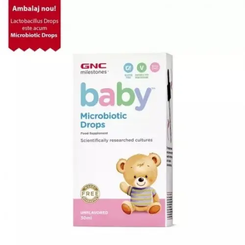 GNC Microbiotic Drops Milestones Baby x 30ml 424682 Zephyr Labs