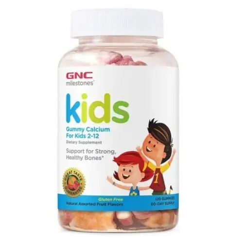 GNC Milestones Kids gummy calcium copii 2-12 ani x 120 jeleuri (571102) Zephyr Labs