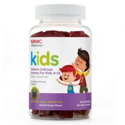 GNC Milestones Kids imune defense gummy copii 4-12 ani x 60 jeleuri (604615) Zephyr Labs