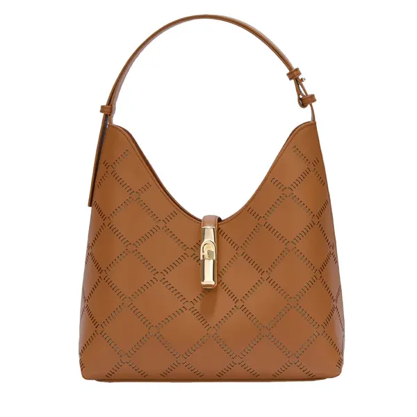 Goccia m hobo shoulder bag brandy