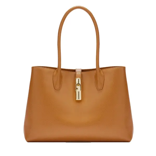 Goccia m shoulder bag caramel
