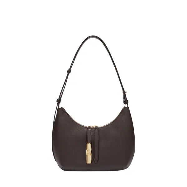 Goccia s shoulder bag cioccolato