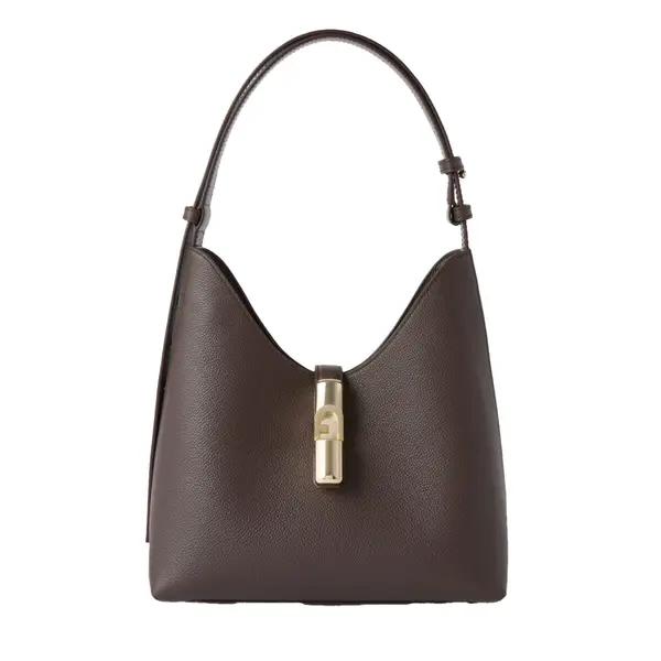 Goccia s shoulder bag cioccolato