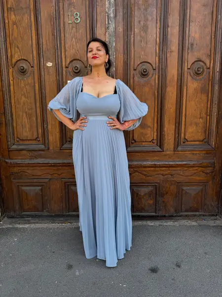 Goddiva Rochie Ocazie cu mâneci bufante - XL INTL