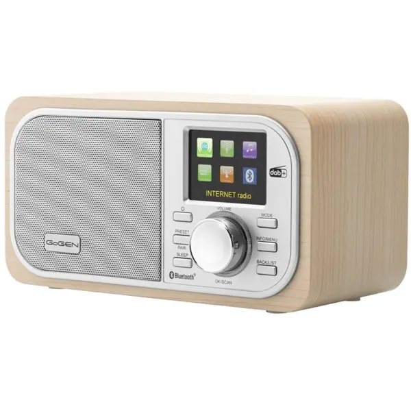Gogen Radio GOGEN IR 237 BTDAB maro-argintiu