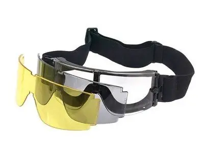 Goggles Guerilla Tactical GX 1000 Set 3 Lentile – Negru - Default Title