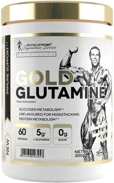 Gold Line Gold Glutamine, fără gust, 300 g, Kevin Levrone