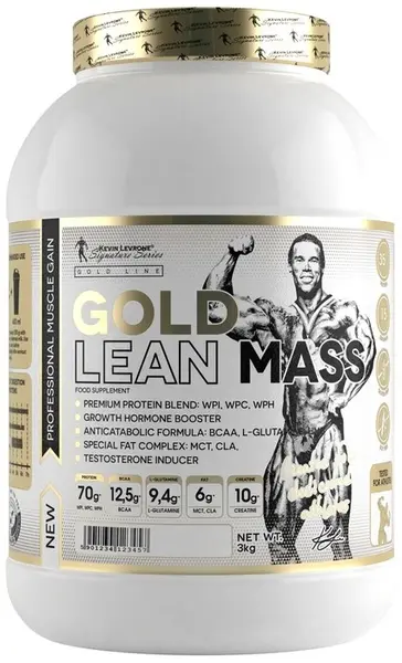 Gold Line Gold Lean Mass, ciocolată, 3 kg, Kevin Levrone