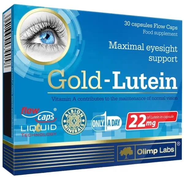 Gold Lutein, 30 capsule, Olimp