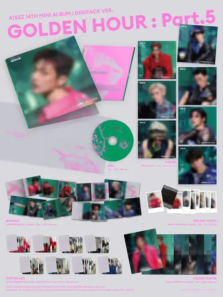 Golden Hour : Part.5 (Digipack, Random Version) | Ateez