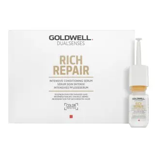 Goldwell Dualsenses Rich Repair Intensive Conditioning Serum tratament pentru păr pentru păr uscat si deteriorat 12 x 18 ml