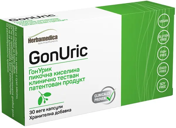 GonUrik, 500 mg, 30 capsule vege, Herbamedica