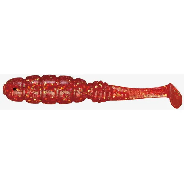Good Meal Shad 5cm Red Gold Flake 7buc
