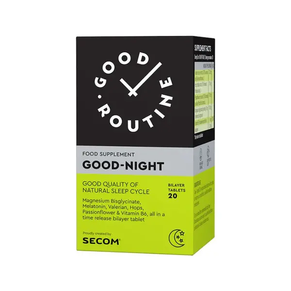 Good Night Good Routine, 20 tablete dublu-strat, Secom