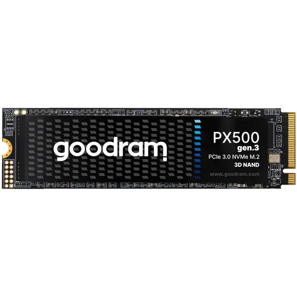 GOODRAM Solid-State Drive SSD GoodRam, 512GB, M.2 2280 PCIe 3.0, viteze de citire 3200 MB/s, viteze de scriere 2400 MB/