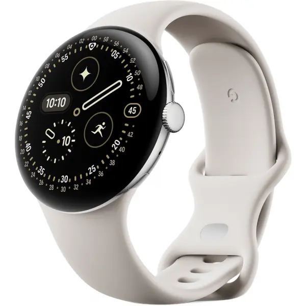 Google Ceas Inteligent Google Pixel Watch 4, 45mm, Crem