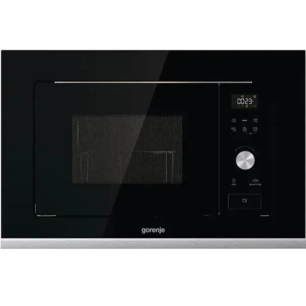 Gorenje Cuptor cu microunde incorporabil GORENJE BMX201AG1BG, 20l, 800W, Grill, negru