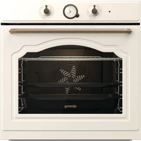 Gorenje Cuptor incorporabil Gorenje BOS67371CLI, electric, autocuratare hidrolitica, 77 l, clasa A, Bej
