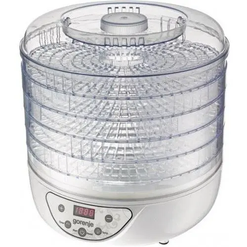 Gorenje Deshidrator de alimente Gorenje FDK24DW, 240 W, LED, Temperatura ajustabila, Timer, Alb