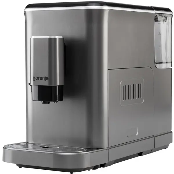 Gorenje Espressor Gorenje GFACM20S, Presiune pompa 20 bar, Spumator de lapte detasabil, Automat, 1350 W, Otel inoxidabil