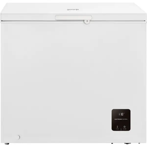Gorenje Lada frigorifica Gorenje FH19EAW, FreezeProtect, FastFreeze, Control digital, Cosuri flexibile, H 85.3 cm, 191 l, Clasa E, Alba