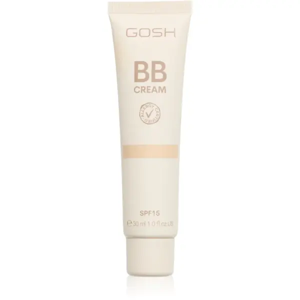 GOSH COPENHAGEN BB crema hidratanta BB SPF 15 culoare 002 Beige 30 ml