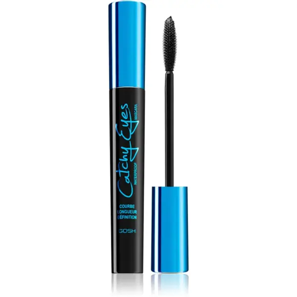 GOSH COPENHAGEN Catchy Eyes mascara rezistent la apă pentru alungirea genelor culoare 001 Black 8 ml