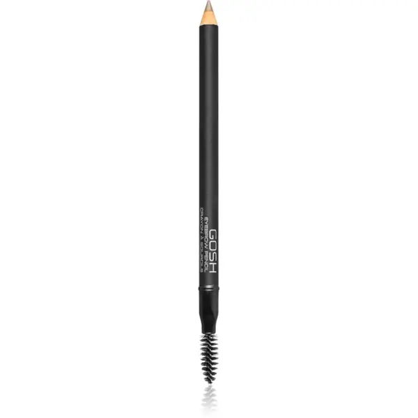 GOSH COPENHAGEN Eyebrow creion pentru sprancene cu pensula culoare 03 Grey Brown 1.2 g