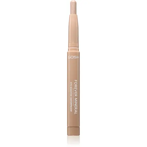 GOSH COPENHAGEN Forever Mineral Shimmer umbre de pleoape cu sclipici in creion culoare 002 Shimmer Beige 1.4 g