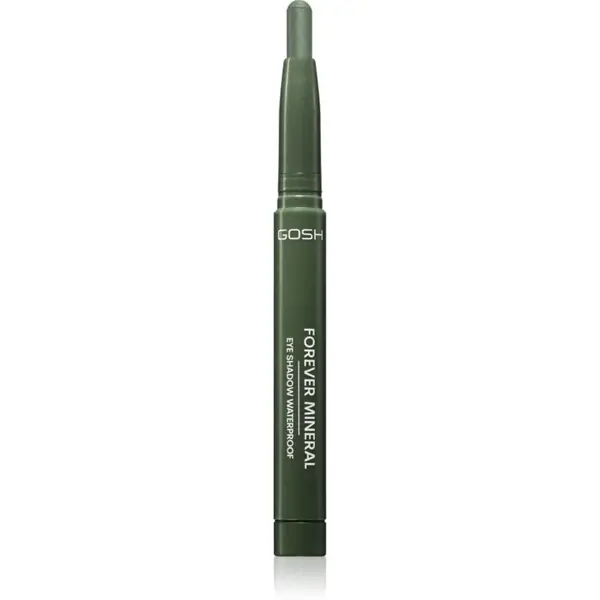 GOSH COPENHAGEN Forever Mineral Shimmer umbre de pleoape cu sclipici in creion culoare 009 Olive Green 1.4 g