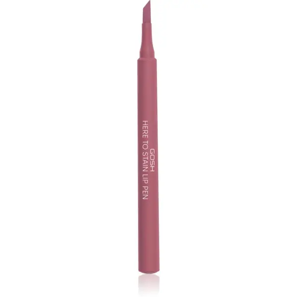GOSH COPENHAGEN Here To Stain Lip Pen repara buzele pentru un efect de lunga durata culoare 010 Berry Stain 1 ml