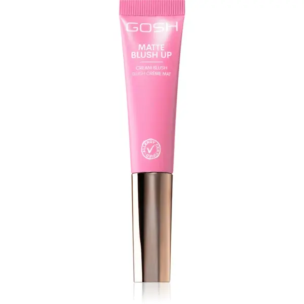 GOSH COPENHAGEN Matte Blush Up fard de obraz lichid cu efect matifiant culoare 001 Hot Pink 14 ml