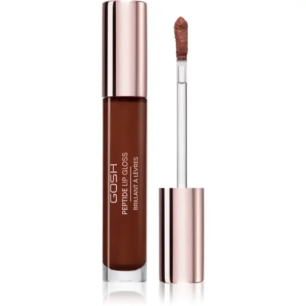 GOSH COPENHAGEN Peptide Lip Gloss lip gloss cu peptide culoare 006 Brownie 7 ml