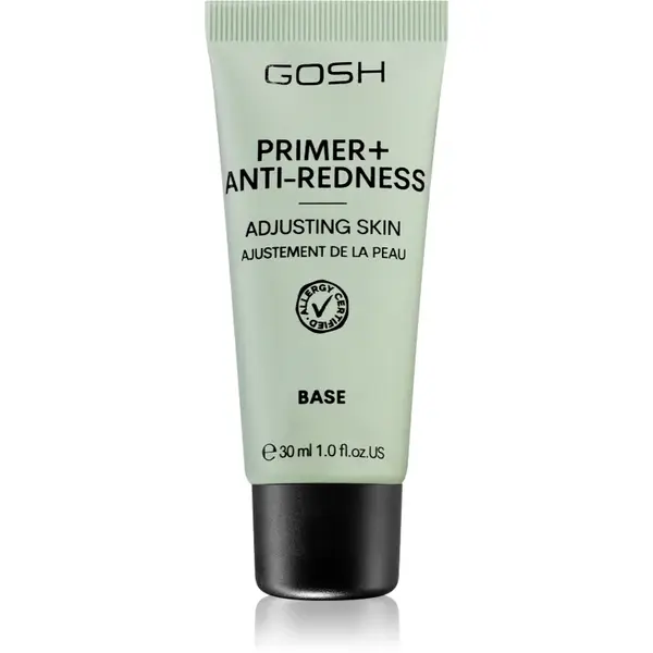 GOSH COPENHAGEN Primer Plus + bază de machiaj împotriva înroșirii 30 ml