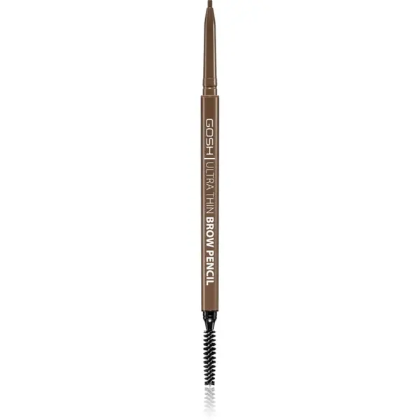 GOSH COPENHAGEN Ultra Thin creion sprâncene precise cu pensula culoare 002 Greybrown 0.35 g