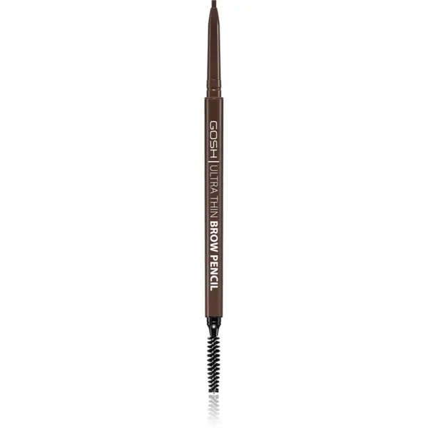 GOSH COPENHAGEN Ultra Thin creion sprâncene precise cu pensula culoare 003 Dark Brown 0.35 g